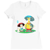 my friend hef Ladies Fitted T-Shirt