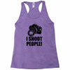 i shoot people t shirt funny photographer tee camera photography digit Racerback Tank