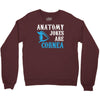 anatomy jokes are cornea Crewneck Sweatshirt