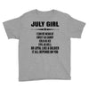 Super July Girl Youth Tee