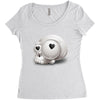 love skul Women's Triblend Scoop T-shirt