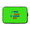 i voted for trump to overturn gay Laptop sleeve