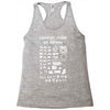 choose your weapon gamers Racerback Tank