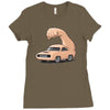 muscle car Ladies Fitted T-Shirt