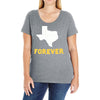 texas forever Ladies Curvy T-Shirt
