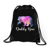 Daddy Bear Drawstring Bags
