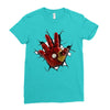 TAKE MY HAND Ladies Fitted T-Shirt