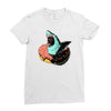donut shark! Ladies Fitted T-Shirt