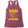 ram strong Racerback Tank