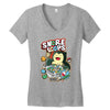 snore loops Women's V-Neck T-Shirt