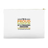 i'm a proud father in law Accessory Pouches
