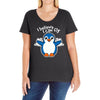 learning to fly Ladies Curvy T-Shirt