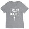 meet me at the barre ballet shoes funny V-Neck Tee