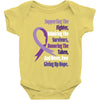 supporting the fighter, admiring the survivors, honoring the taken Baby Bodysuit