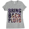 bring back pluto Ladies Fitted T-Shirt