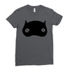 black owl Ladies Fitted T-Shirt