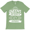 Queens Are Born In January T-Shirt