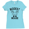 modest mouse rock band black hooded sweatshirt sz s m l xl Ladies Fitted T-Shirt