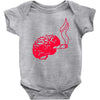 joint smoking brain Baby Bodysuit