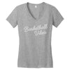 basketball vibes Women's V-Neck T-Shirt
