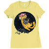rebel cattack Ladies Fitted T-Shirt
