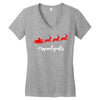 squadgoals santa Women's V-Neck T-Shirt