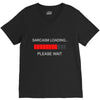 sarcasm loading V-Neck Tee