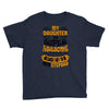 My Daughter Is Super Awesome Her Stepdad Youth Tee