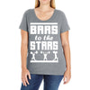 bars to the stars Ladies Curvy T-Shirt