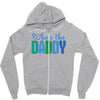 who's the daddy christmas Zipper Hoodie