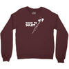 born to dart pfeil arrow bullseye triple double 180 club profi Crewneck Sweatshirt