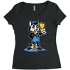 fox b Women's Triblend Scoop T-shirt