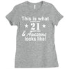 21st birthday Ladies Fitted T-Shirt
