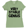 very stable genius Ladies Fitted T-Shirt