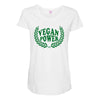 Vegan Power Maternity Scoop Neck T-shirt