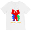 wreck it ralph silhouette V-Neck Tee