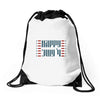 happy july 4th Drawstring Bags