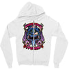 knowledge and power Zipper Hoodie