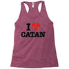 i love board games! Racerback Tank
