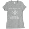 never trust an atom Ladies Fitted T-Shirt