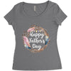 Happy Father's Day Women's Triblend Scoop T-shirt