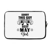sorry this guy is already taken by a super sexy  may girl Laptop cover