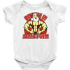 santa's gym Baby Onesie