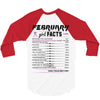 February Girl Facts Aquarius 3/4 Sleeve Shirt