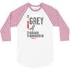 I Wear Grey For My Grand Daughter (Brain Cancer Awareness) 3/4 Sleeve Shirt