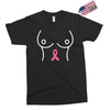 breast with pink ribbon Exclusive T-shirt