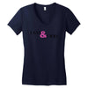 i can &amp; i will Women's V-Neck T-Shirt