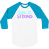 she is strong 3/4 Sleeve Shirt