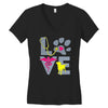 love teal best trending Women's V-Neck T-Shirt
