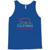 neon sign california republic flag bear Tank Top